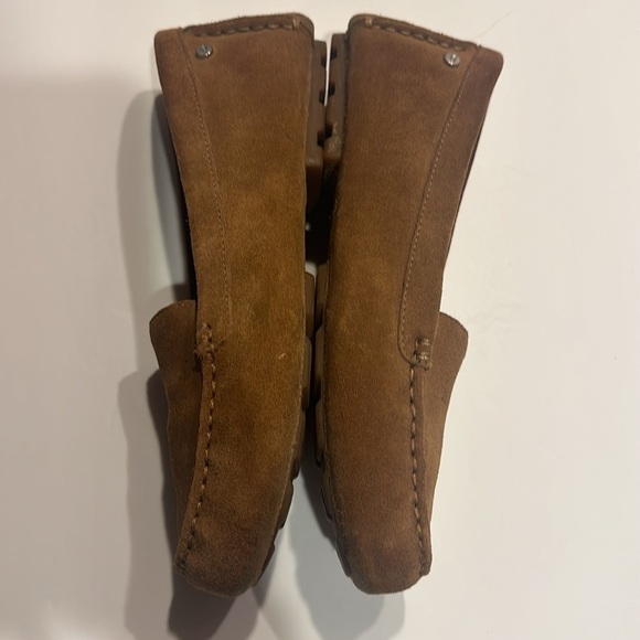 UGG  Milana II chestnut suede loafer flats drivers w grippy comfortable bottoms - Picture 5 of 9